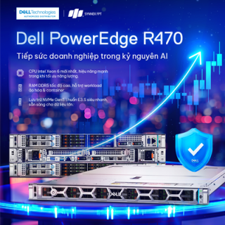 Dell PowerEdge R470 kỷ nguyên AI Cloud-native